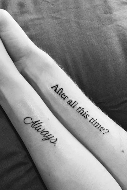 Harry Potter Couples Tattoos